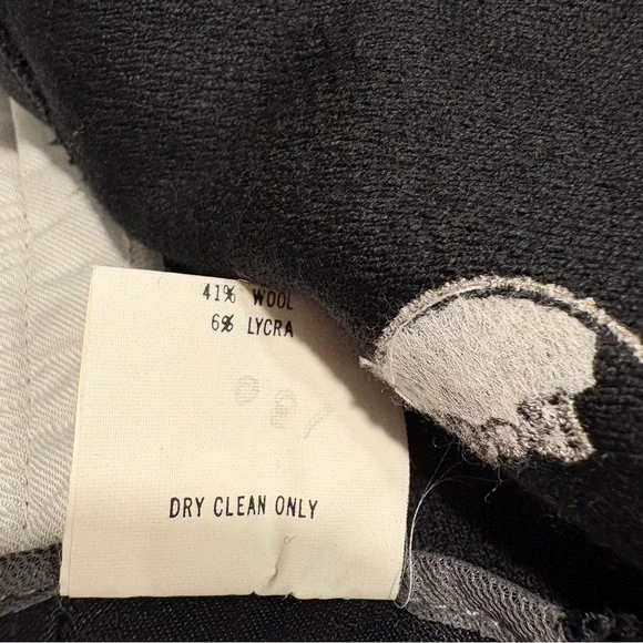 Bogner Wool Blend Black Jacquard Stirrup Ski Pant Size 14 - Picture 9 of 9